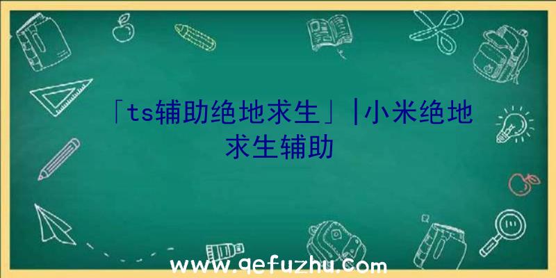 「ts辅助绝地求生」|小米绝地求生辅助